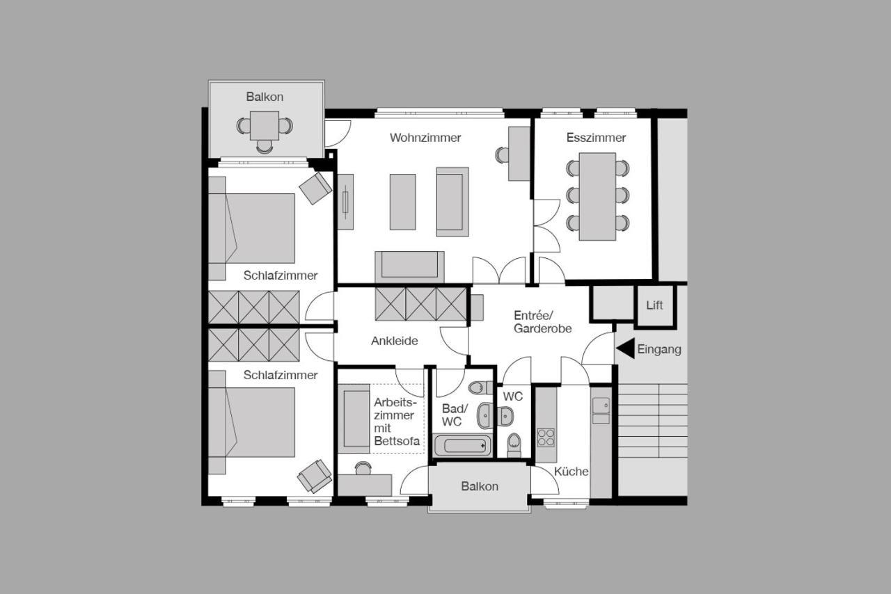 City Stay Furnished Apartments - Fasenstaubstrasse Szafuza Zewnętrze zdjęcie